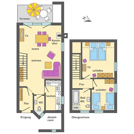Holiday home Freesenbruch Reihenhaus 6b - Schwalbe Zingst